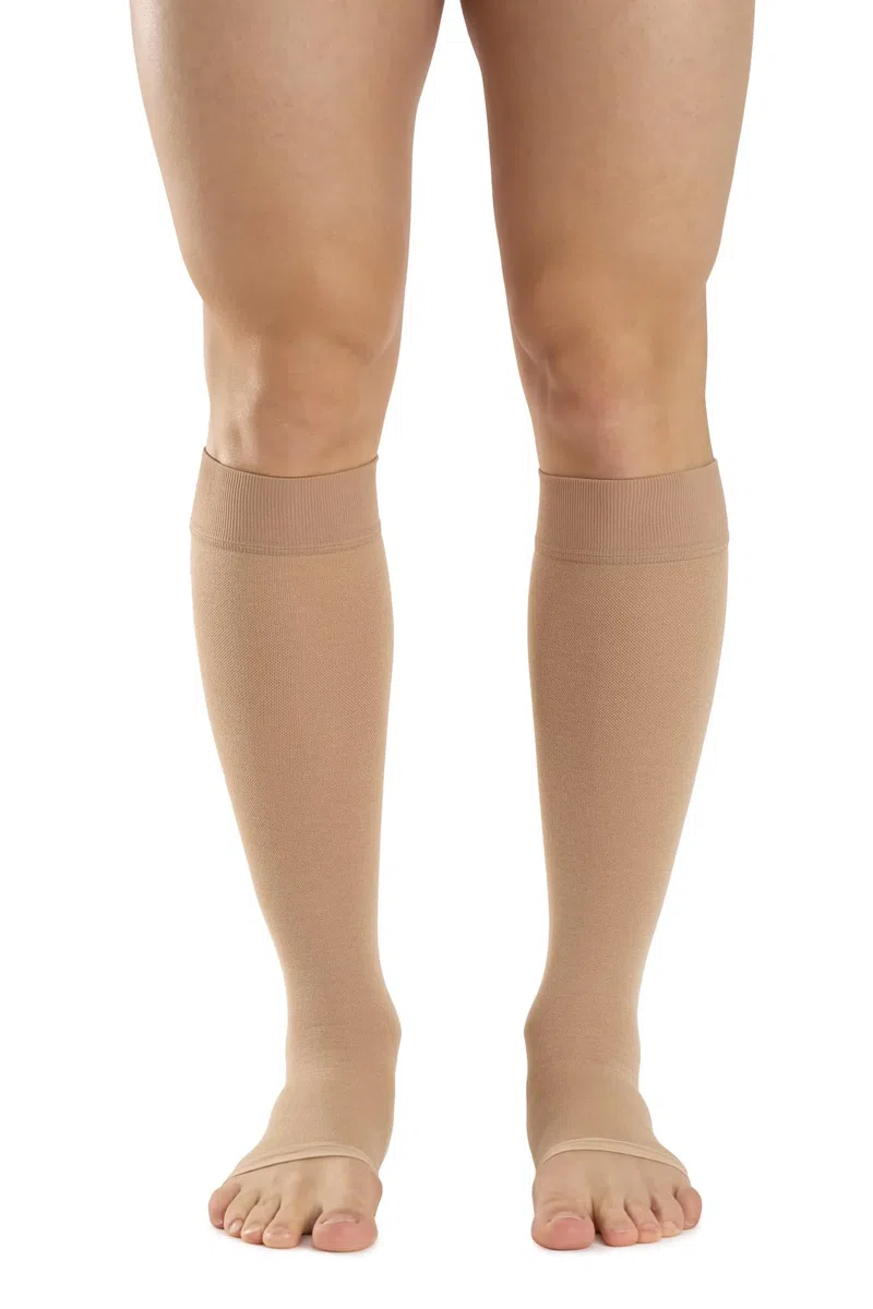 Relaxsan M1050A gambaletti medicali cotone classe 1 - K1 compressione graduata punta aperta