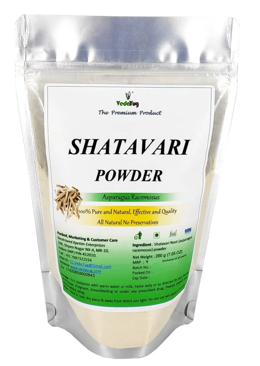 CROW VY VedaYug Shatavari Polvere (200 gm)