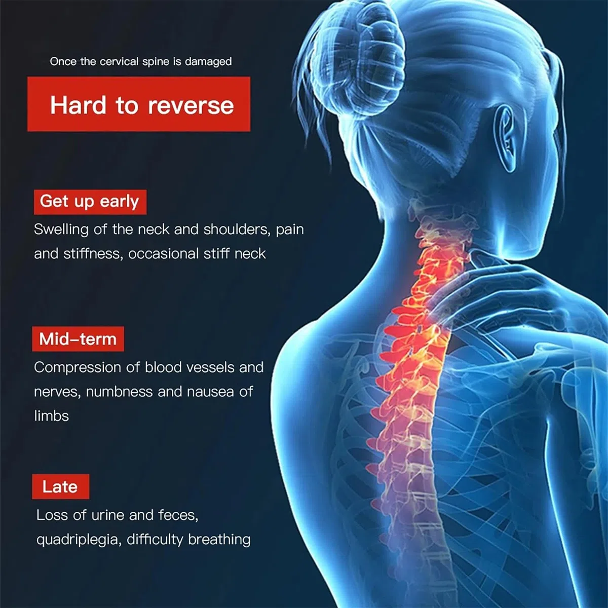 NEWFUN Trazione Cervicale, Dispositivo di Trazione Cervicale, Elimina le Tensioni Cervicali, Stabilizza e Allevia la Pressione Sulla Solonna Cervicale, Aadatto sia per Uomini che per Donne