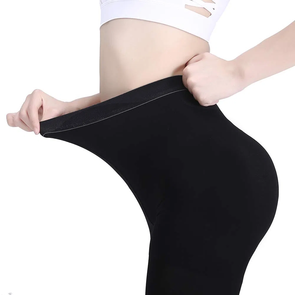 AMZAM Collant a compressione, unisex, punta aperta, 15-20 mmHg, calze a compressione graduata, opachi