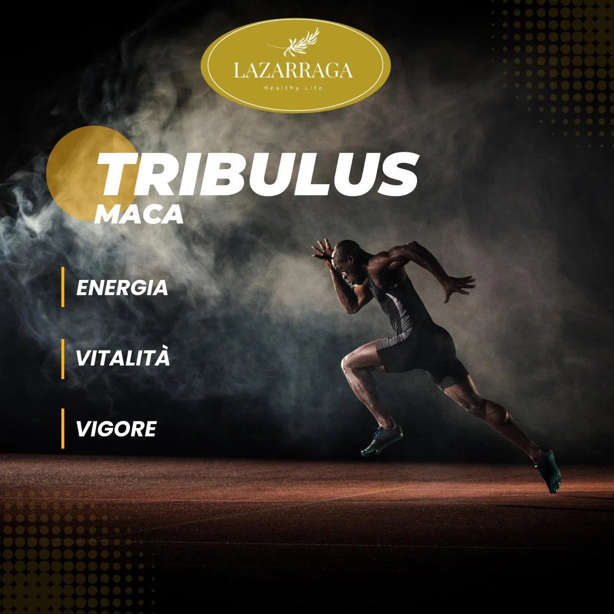 LAZARRAGA - Tribulus Terrestris 2250mg + Maca Peruviana + Arginina + Zinco integratore | 180 Capsules, Multivitaminico Uomo | Vitamine Uomo - 180 Capsule Vegane