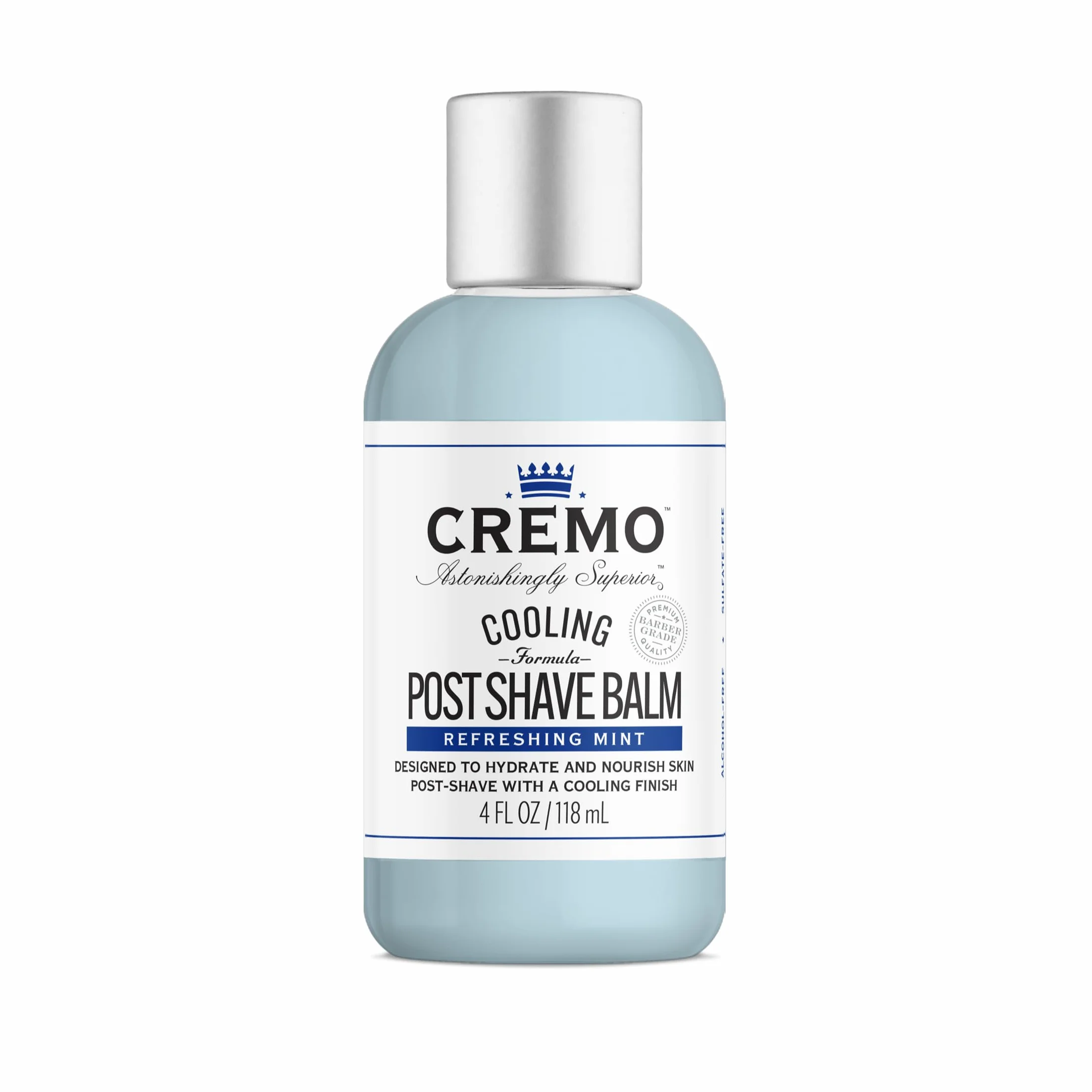 Cremo Cooling post Shave Balm per lenire, fresco e protegge la pelle da rasatura irritazione, secchezza e Razor Burn, 113,4 gram