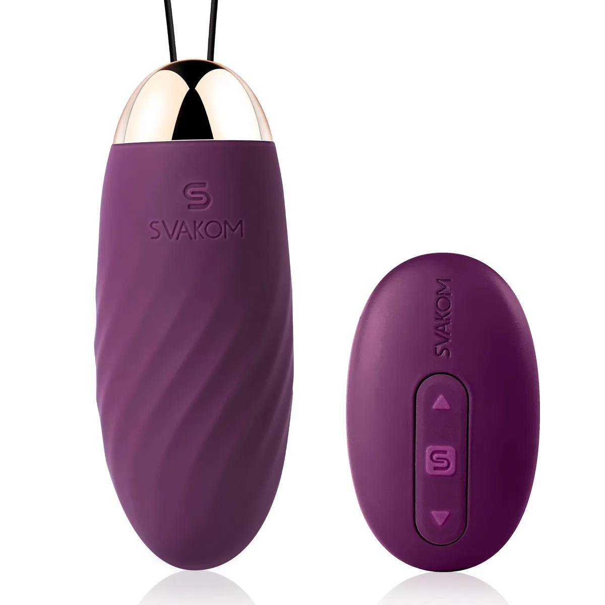 Vibratore Deluxe vibratore uovo con telecomando, set vibrante vibrante per donne clitoride punto G, vibratore anale dildo Sex Toys con 26 modalità, SVAKOM Sex Toy per la donna coppia, giocattolo
