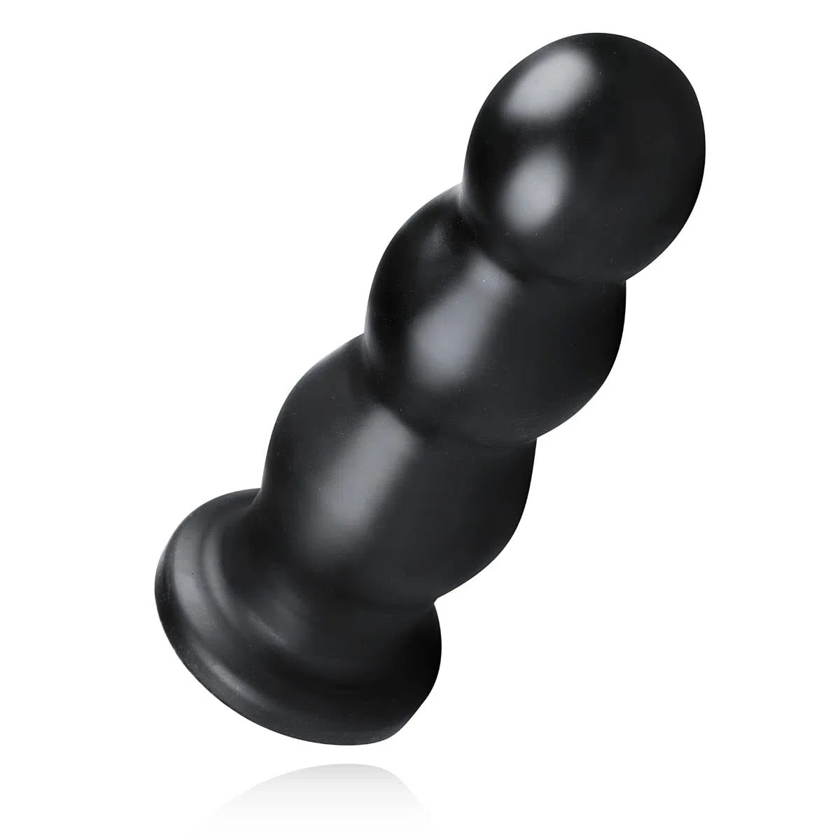 BUTTR Tactical III Buttplug (Ø 5.3-8.3 cm) Con un sensazionale design ondulato a tre punte e ampia base piatta, enorme spina anale XXL per l'utente esperto, liscia, flessibile, bolla, unisex