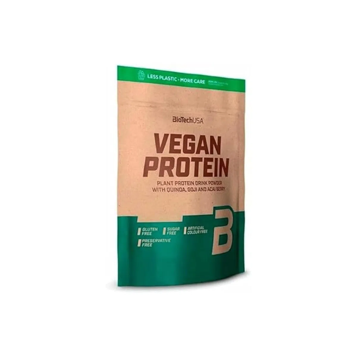 BioTechUSA Vegan Protein | Frullato a base di riso e piselli con superalimenti e aminoacidi | Senza zucchero, lattosio e glutine, 500 g, Frutti di bosco