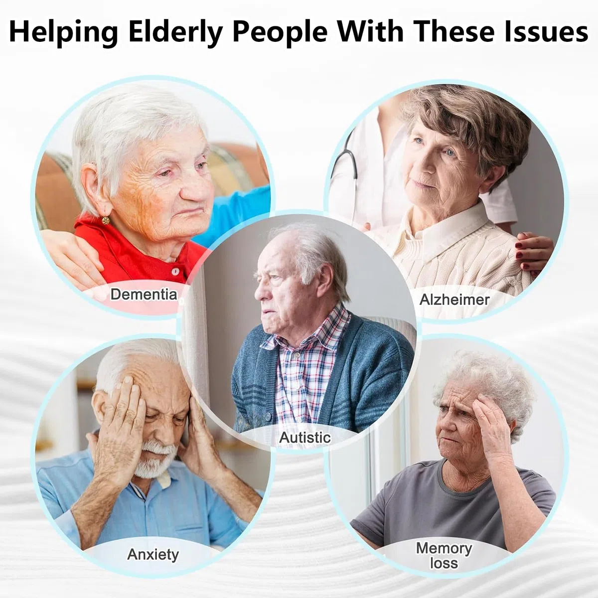Coperta per Chi Soffre di Demenza, Giochi per Anziani con Alzheimer Autismo Giocattolo Sensoriale per Chi Soffre di Demenza Coperta Sensoriale Alzheimer Demenza Asperger Ansia Autismo