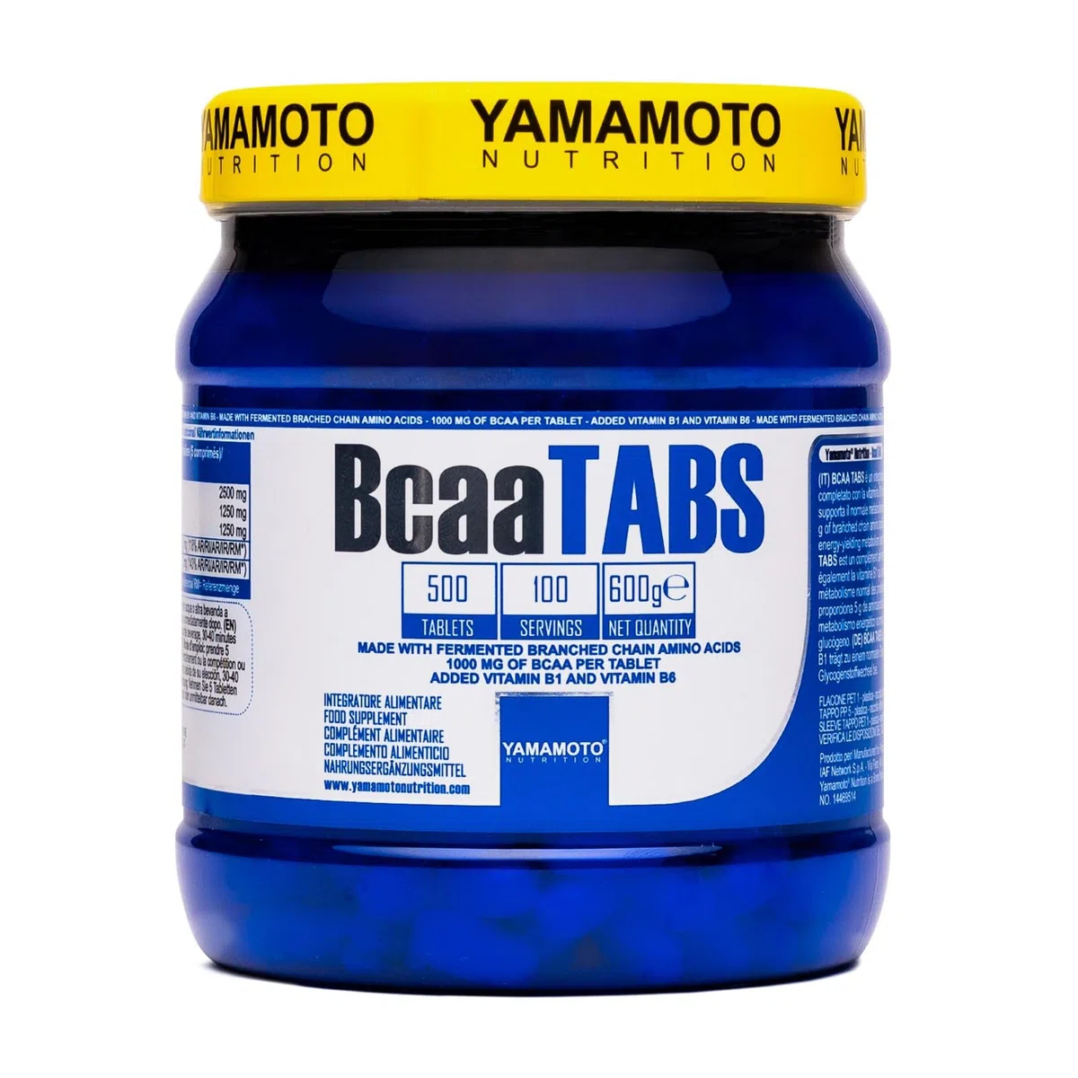 Bcaa TABS integratore alimentare per sportivi a base di aminoacidi ramificati 500 compresse