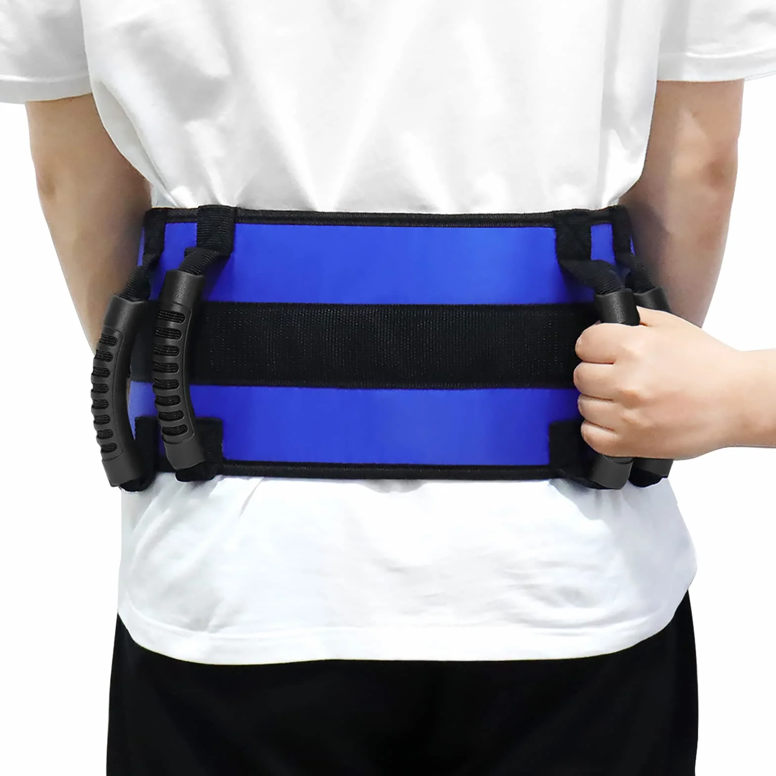 [LOSCHEN] 6 cinture con manici, cintura di trasferimento per anziani, blu
