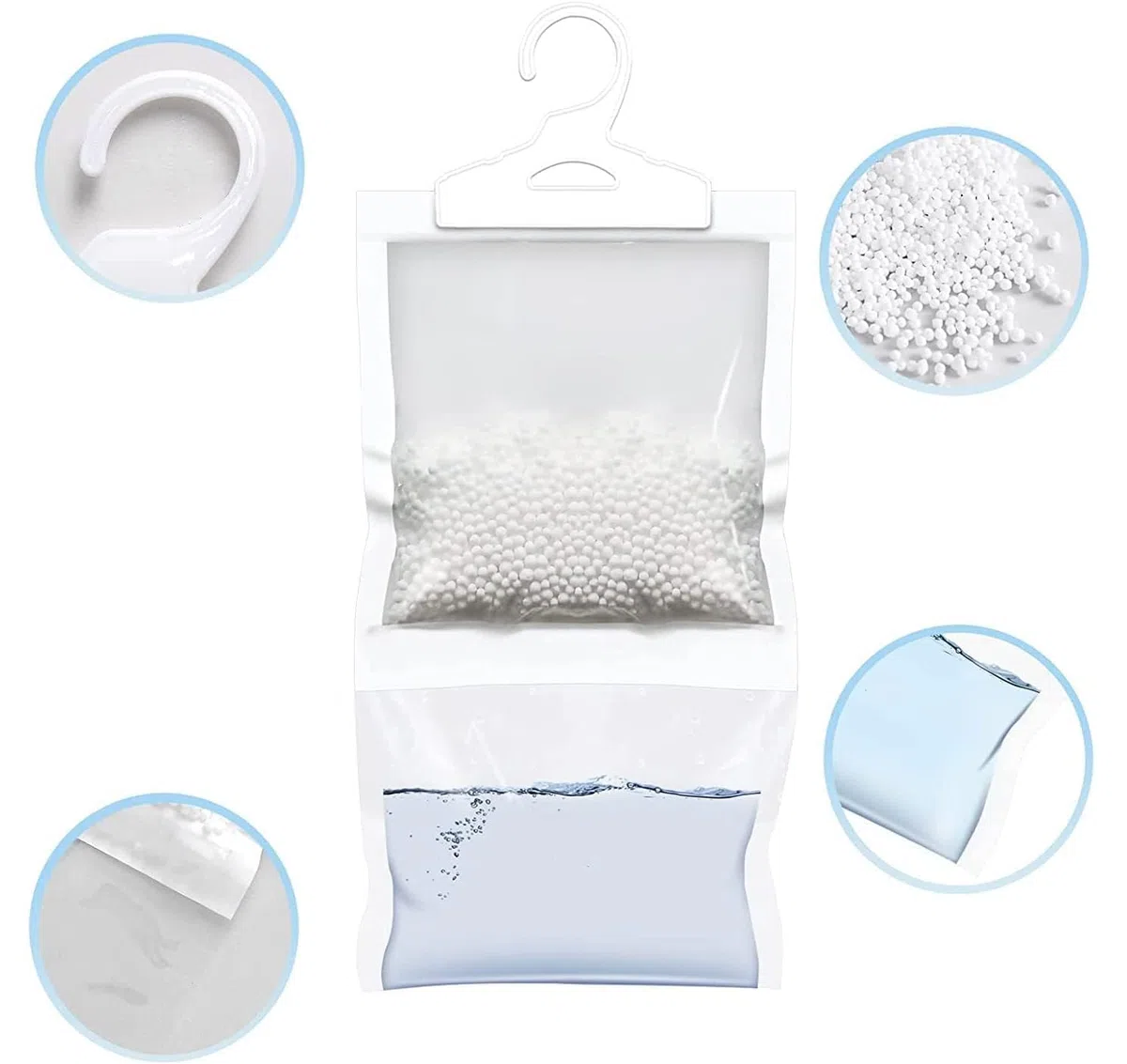 Deumidificatore Casa Profumato – Set da 12 Sacchetti Assorbi Umidità Armadio Appendibili 500ml | Antimuffa per Armadi, Cassetti, Camper Profumatori per Ambienti Chiusi – 6 Fragranze