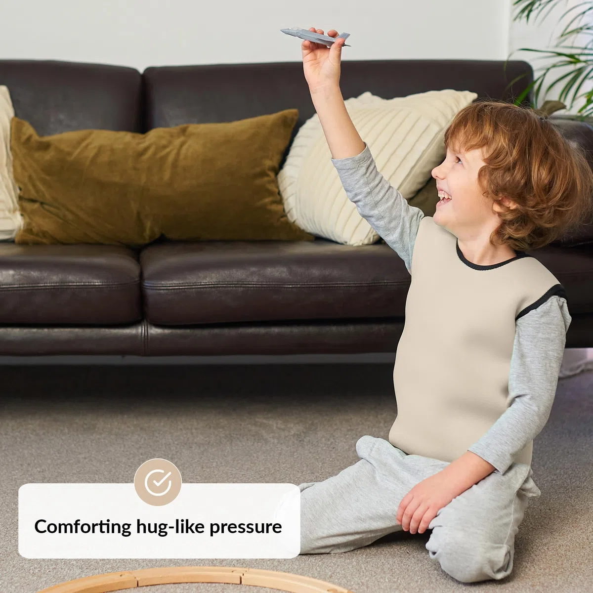 ODOXIA Gilet a compressione per bambini | Fornisce un comfort a pressione profonda | Strumenti ADHD per bambini | Abbigliamento sensoriale per autismo | Design confortevole | Compression Vest