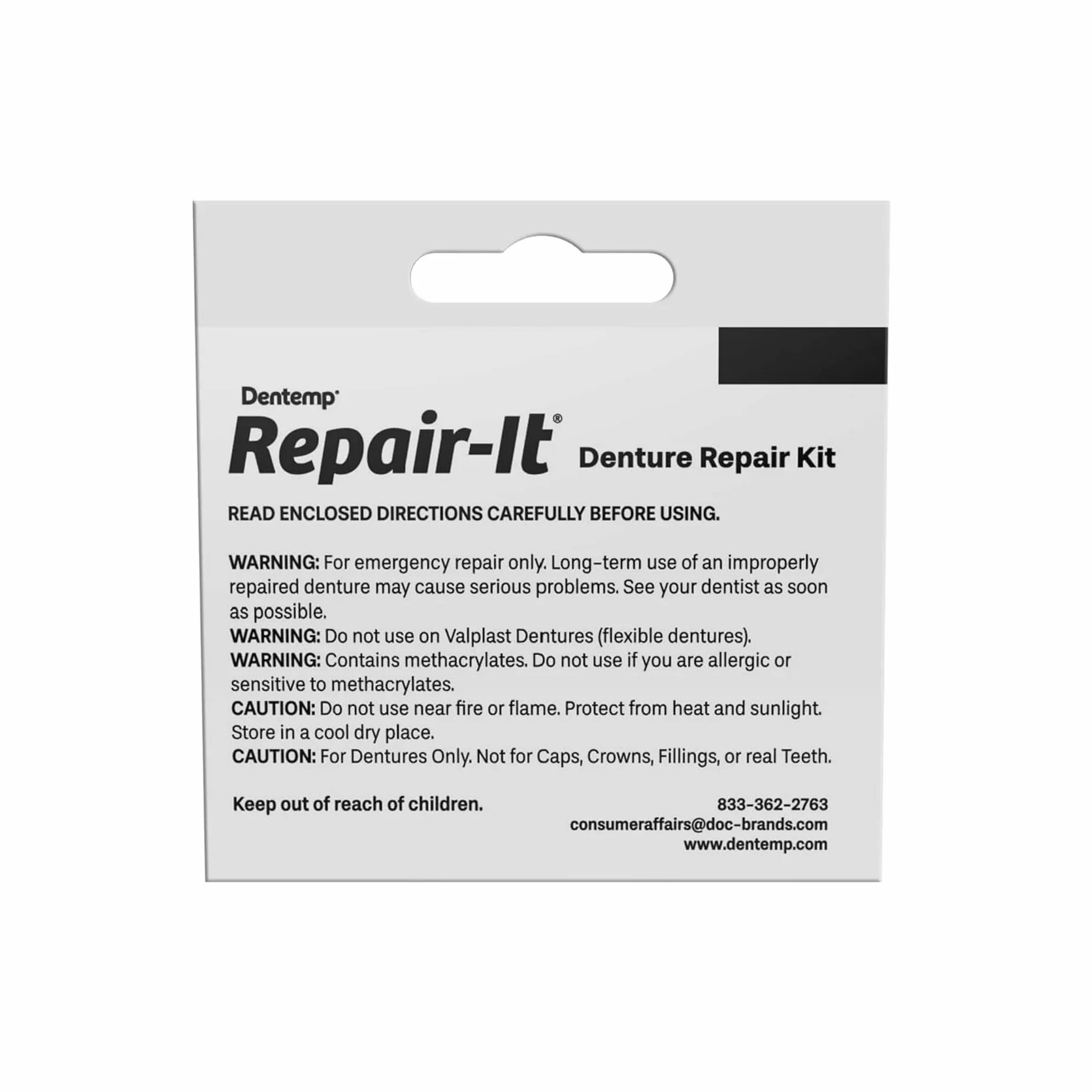 Dentemp - Kit di Riparazione per Dentiere D. O. C