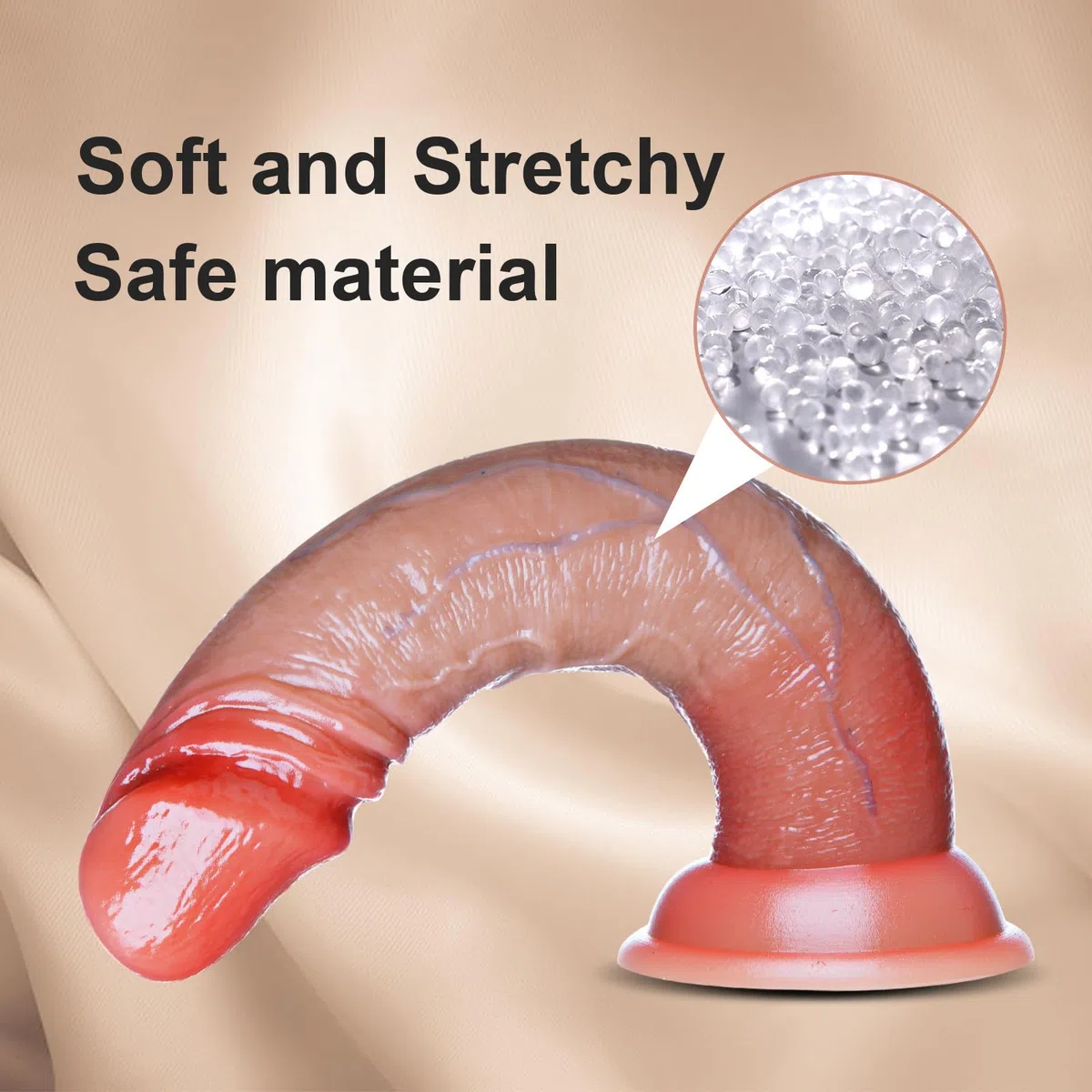 Set di 3 dildo realistici in silicone per principianti(piccolo,medio,grande)dildo con ventosa per punto G per piacere anale e vaginale,plug anale a forma di pene,giocattoli sessuali per lesbiche e gay
