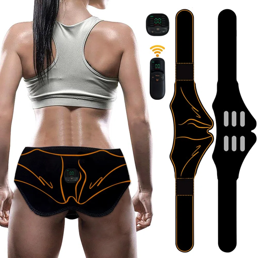 Elettrostimolatore Muscolare Stimolatore, EMS Glute Trainer Elettrostimolatore mirato per Muscoli Glutei Potenziamento Muscolare Trainer per i Fianchi Unisex