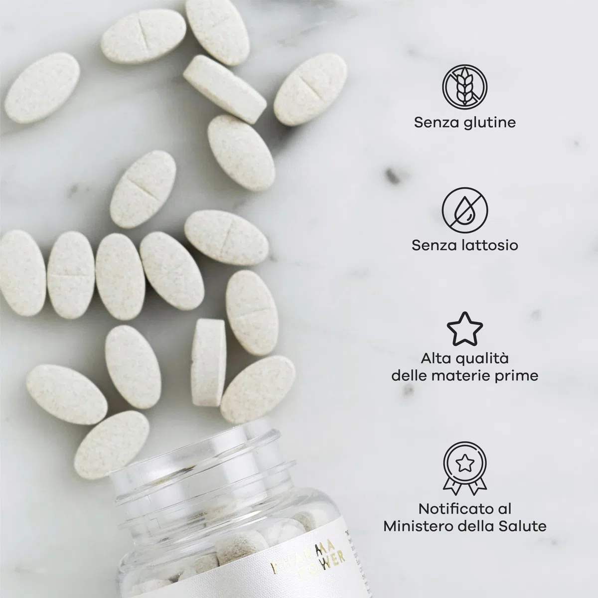 PharmaPower Twist Again Plus Integratore Articolazioni, Utile per Dolori Articolari, Muscolari, Elasticità Cartilagini e Funzionalità Ossa, Senza Glutine e Senza Lattosio, 60 Compresse