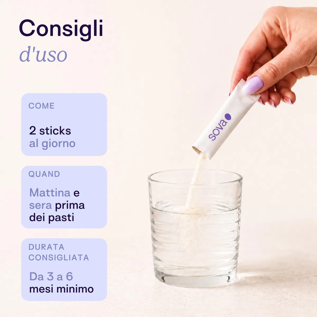 Myo Inositolo e D Chiro Inositolo 4000 mg - PCOS - con Acido Folico (Vitamina B9), Zinco e Vitamina B6 – Integratore Donna per Equilibrio Ormonale Femminile – 60 Bustine – SOVA - Ovastart