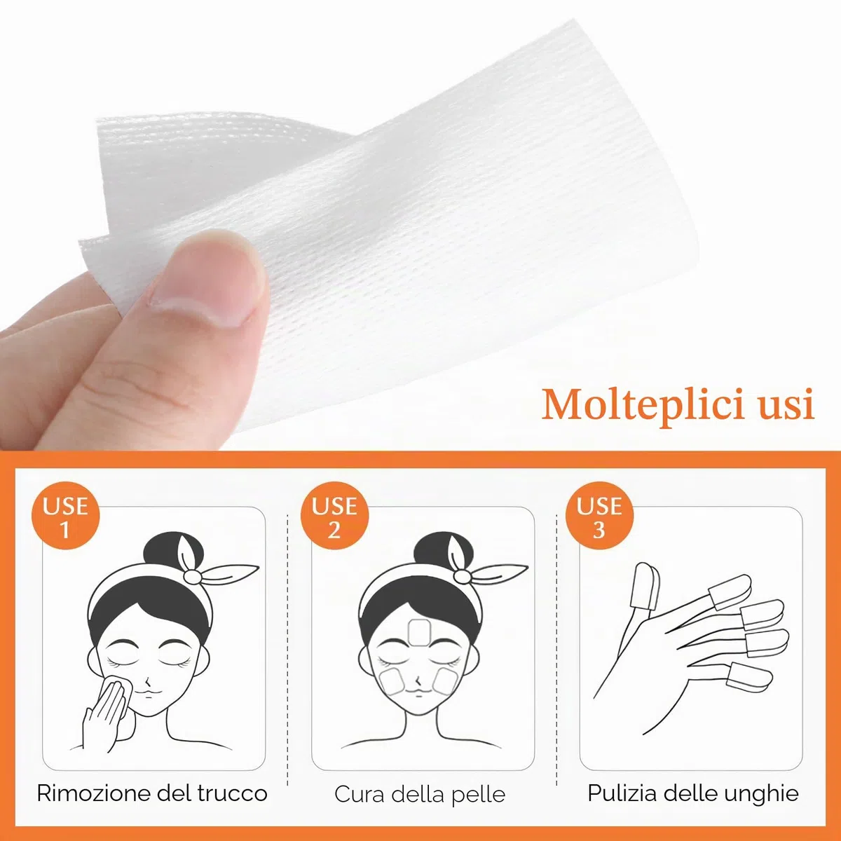 200pcs Non Tessuto Garza Spugna Medicale Spugne Di Cura Della Ferita Della Pelle Garza Di Primo Soccorso Forniture