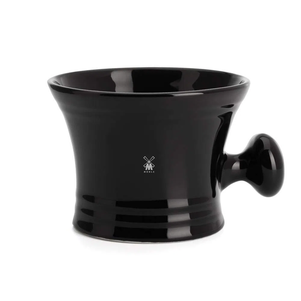 Mühle - Tazza da barba in Porcellana Nera
