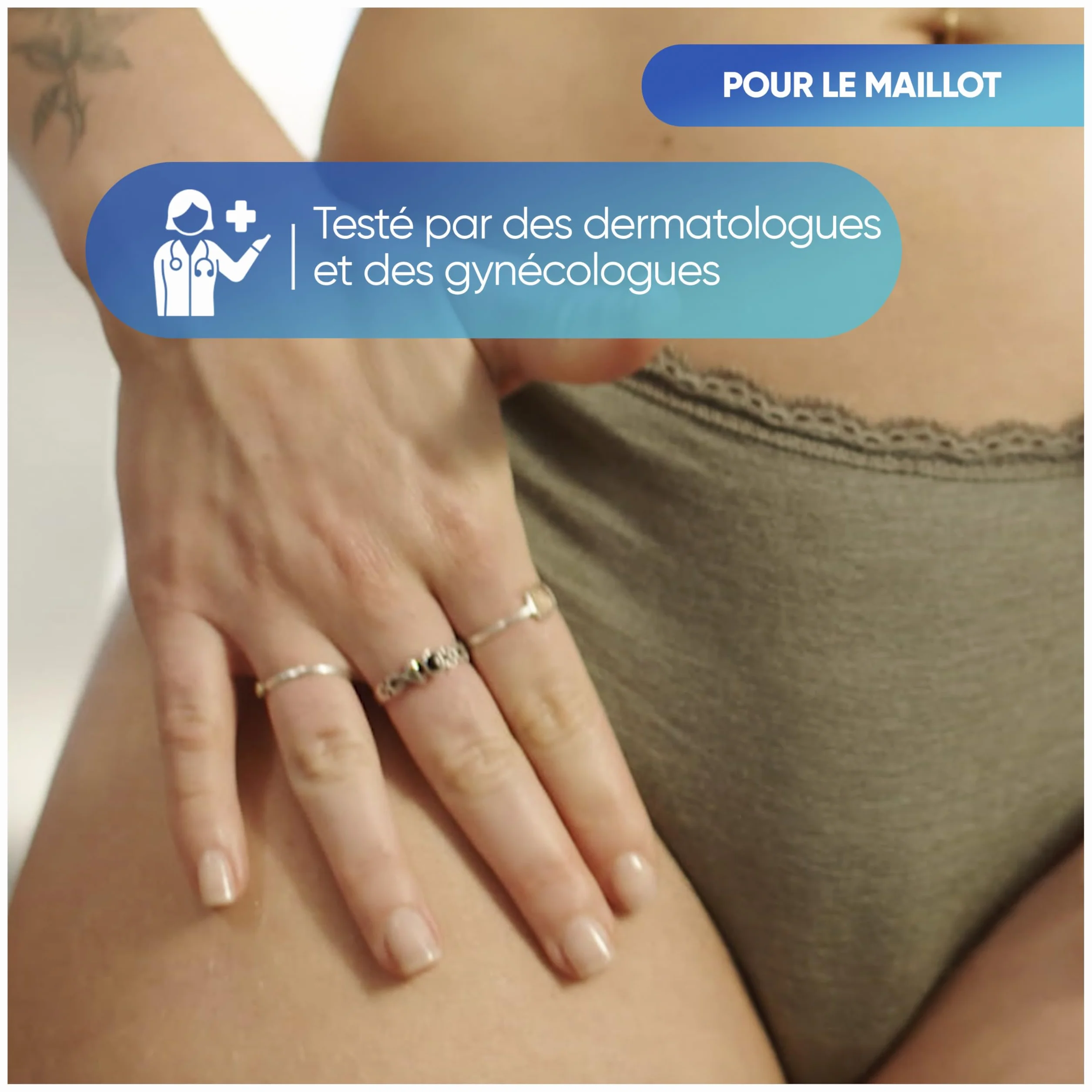 Gillette Venus rasoio per pelle e peli pubici, 1 manico +1 lama di rasoio