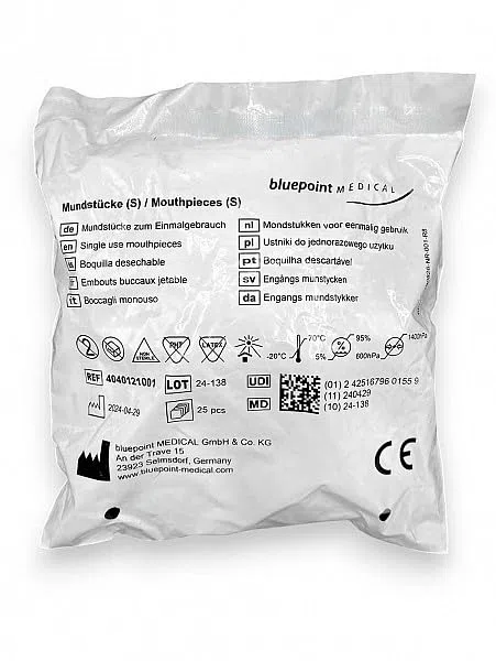 Confezione 50 BOCCAGLI MONOUSO Originali per ETILOMETRI ALCOTRUE M - B - C ALCOQUANT 6020 - Med