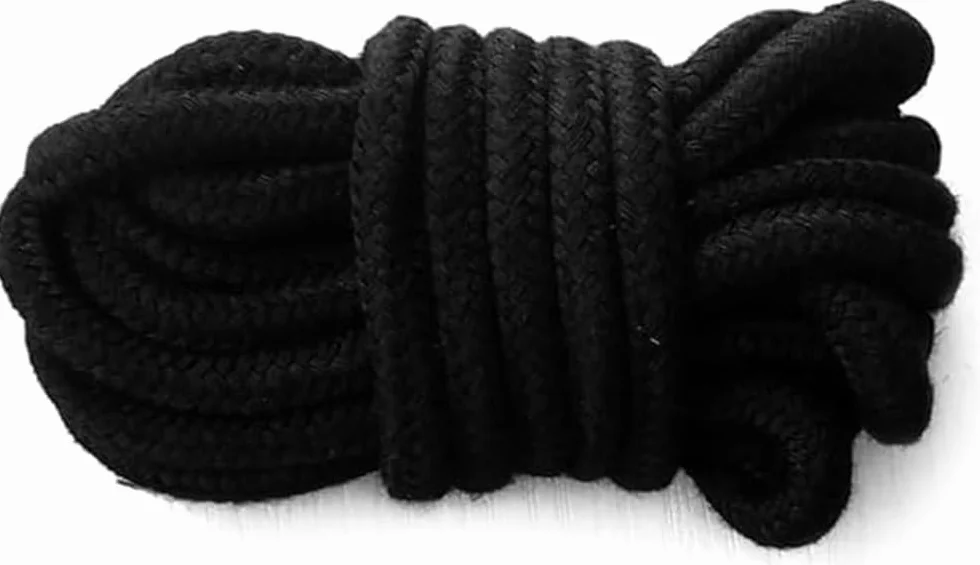 1 set di oggetti di scena in nylon regolabili in pelle nera per il gioco di ruolo, festa del gioco in camera da letto