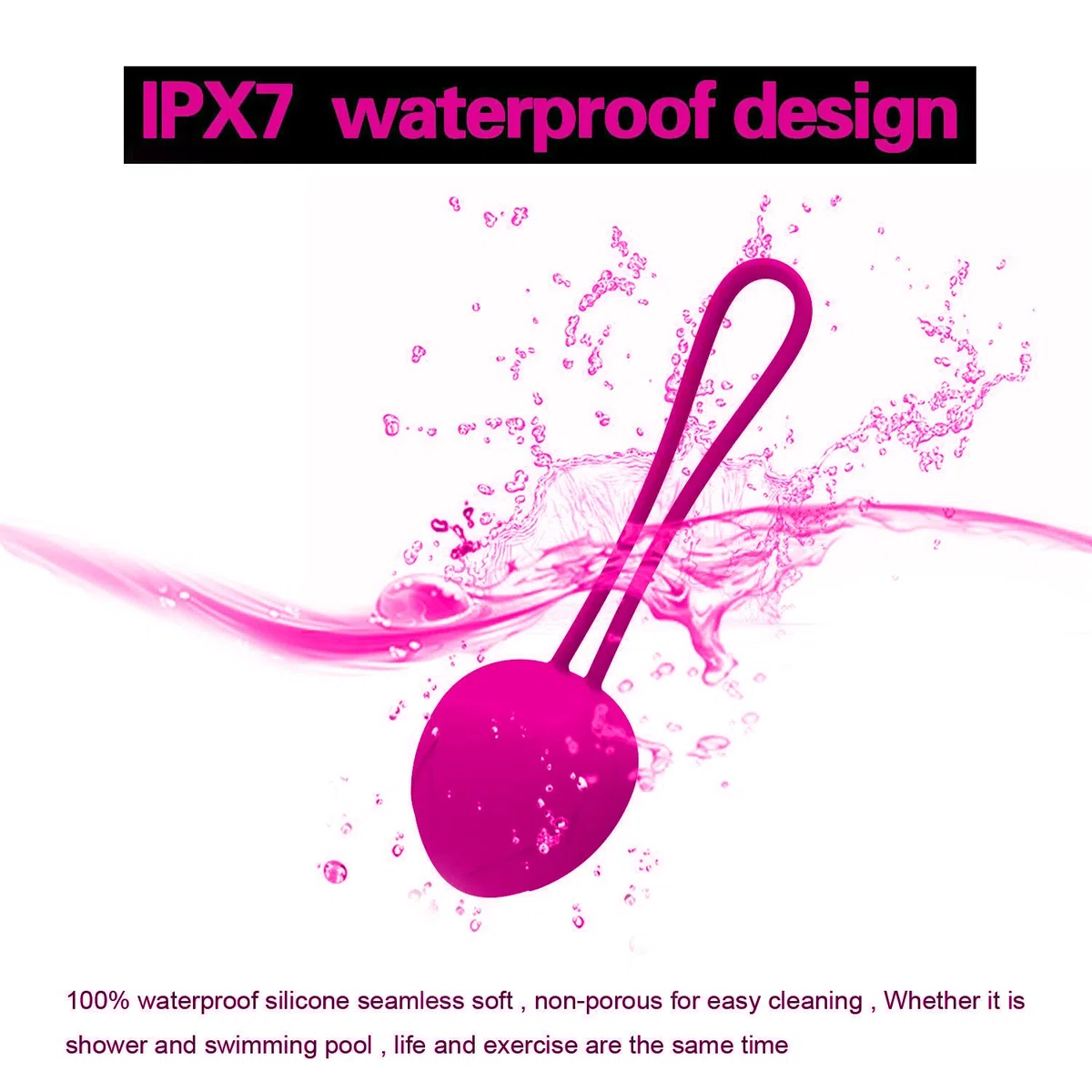 Palline Kegel Exercise Weights - 2 in 1 Massager Ben Wa Balls per principianti Upgradeed Silicone Wireless Remote Control Massager ricaricabile Pavimento pelvico Kegel Esercizio