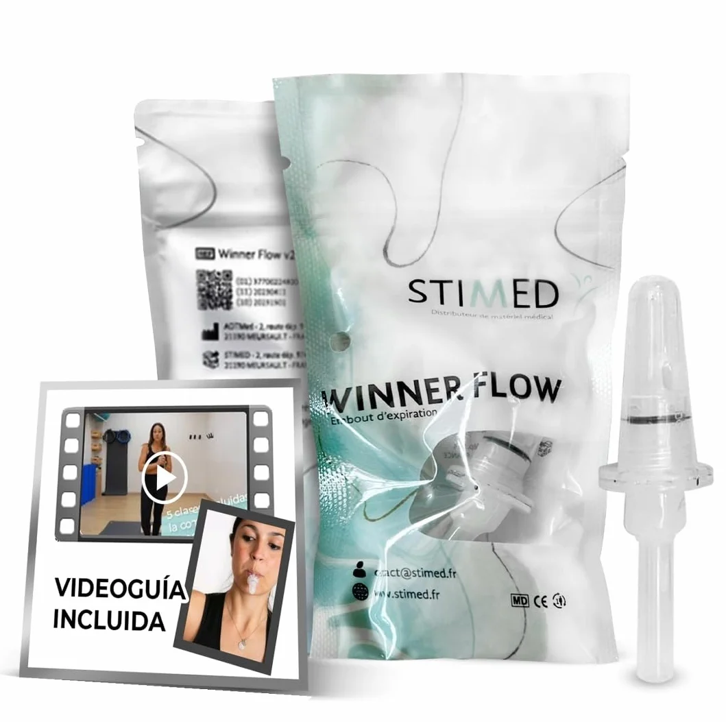 Winner Flow, Insuffla per il controllo della respirazione INCLUDE: Video esplicativo + Guida