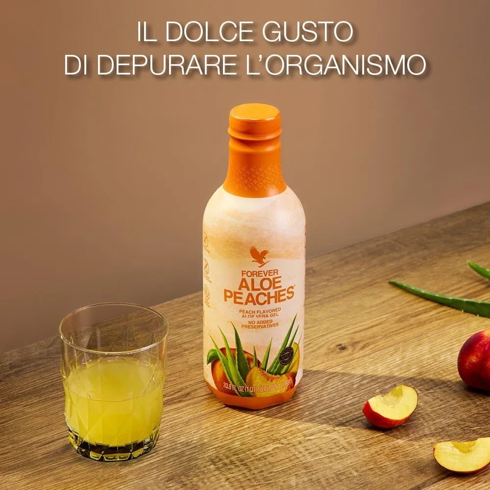 Aloe Peaches - PET - Gel di Aloe Vera e Pesca