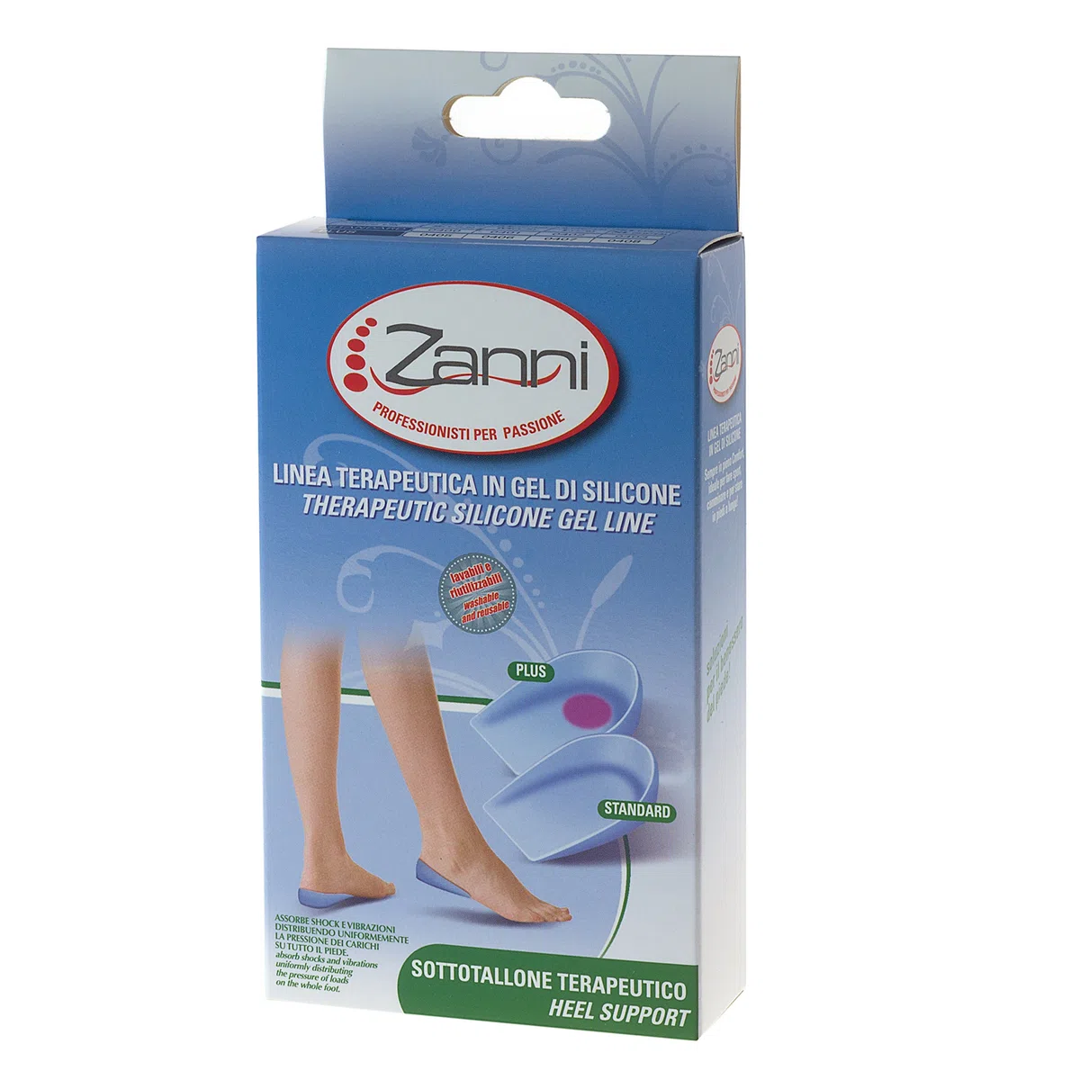 TALLONIERE IN GEL DI SILICONE PLUS PER SPINA CALCANEARE- 1 PAIO (MEDIA 37/39)