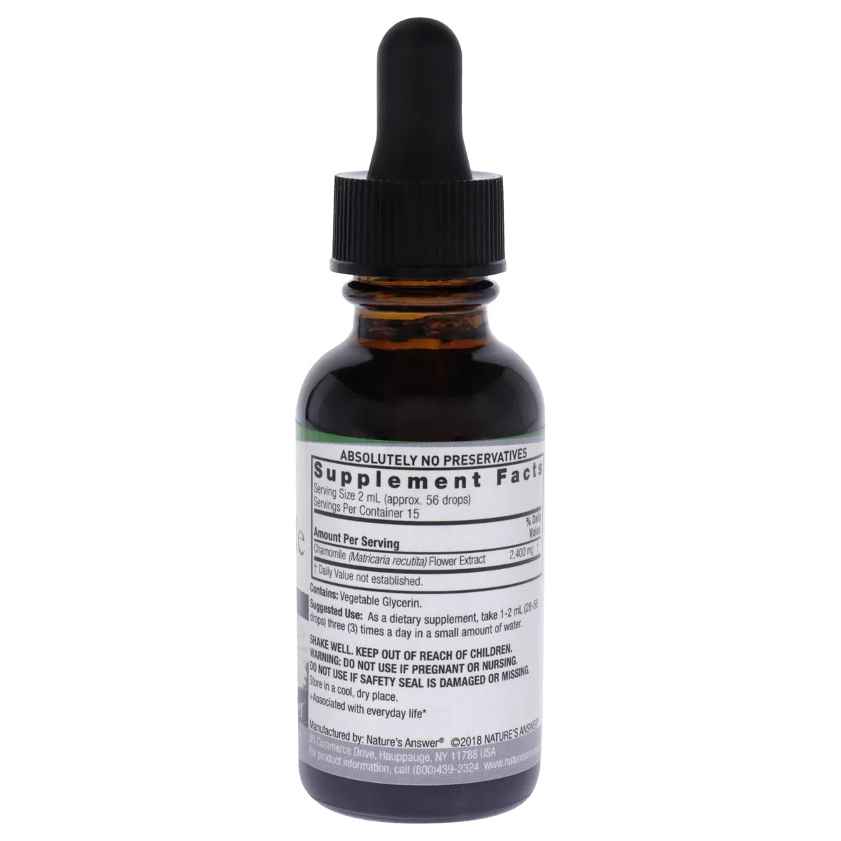 Chamomile, Alcohol-Free (30 ml) - Nature's Answer