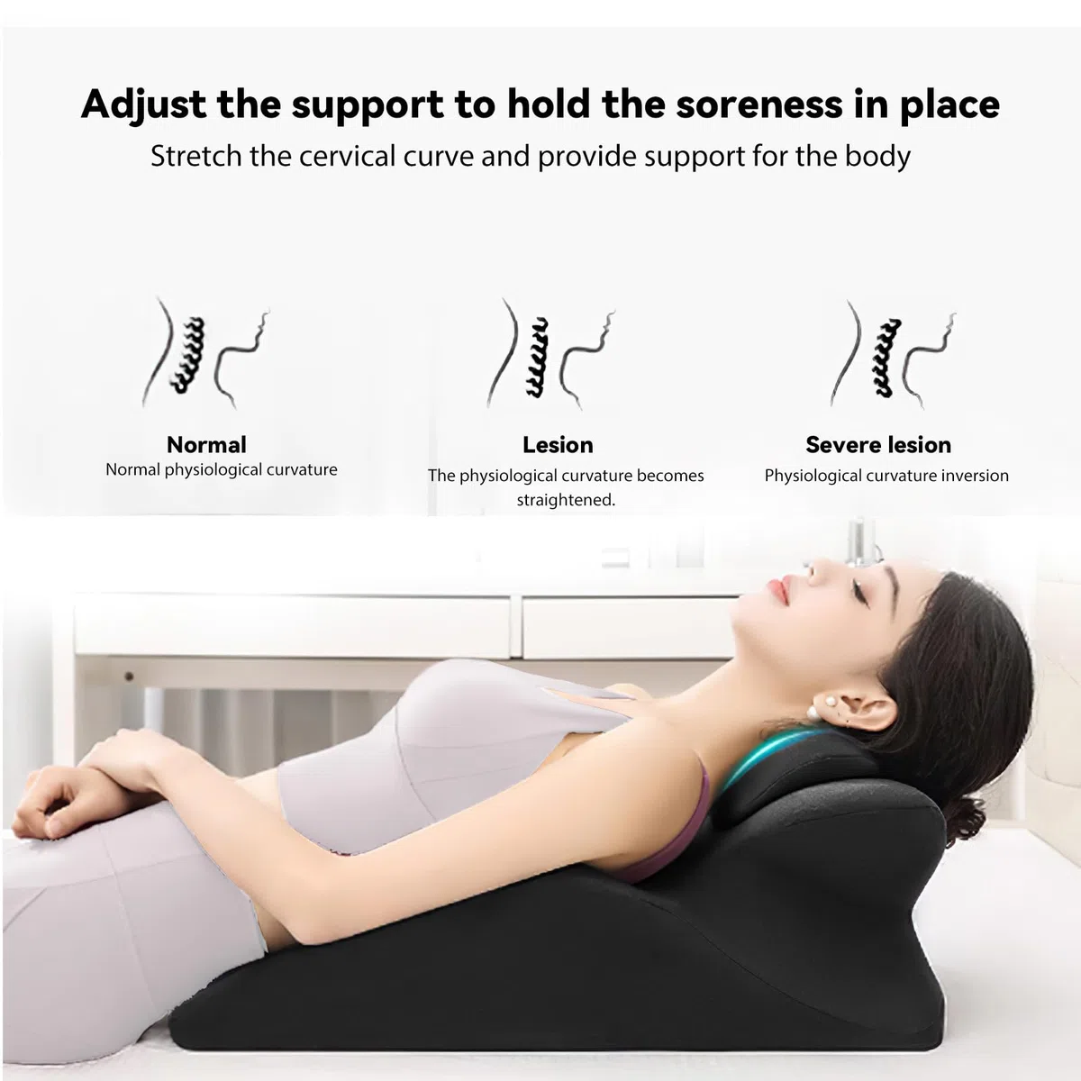 Cuscino per le coppie, cuscino lombare per più divertimento, cuscino a cuneo in memory foam, con funzione di supporto ergonomico, cuscino multifunzione per colonna vertebrale e schiena per