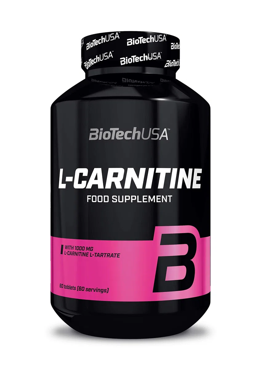 BioTechUSA L-Carnitina 1000 mg Capsule | Miscela di L-Arginina e L-Carnitina | Senza Glutine, 60 compresse