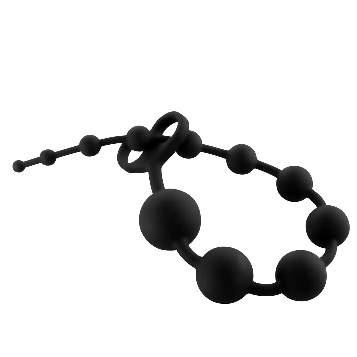 Perline Anali Super Lunghe 56 cm con 11 Palline, Grande Plug Anale Silicone con Anello di Trazione Sicuro, Catena Dilatatore Anale Massaggio Prostatico, Giocattoli Sessuali per Uomo Donna