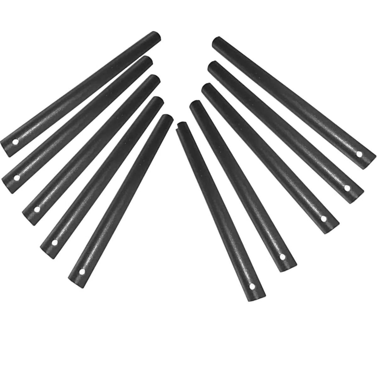 Set di 10 aste di avviamento in magnesio, 8 x 0,8 cm, con foro, pietra di ferroce, pietra di silex e accendino di alta qualità, strumento di sopravvivenza di emergenza per viaggi, campeggio