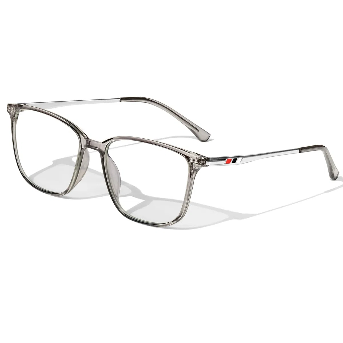 KANASTAL Occhiali anti Luce Blu Metallo Uomo Donna Computer PC Riposanti Quadrati Trasparenti anti Affaticamento Blue Light Glasses Per Gaming TV Cellulare