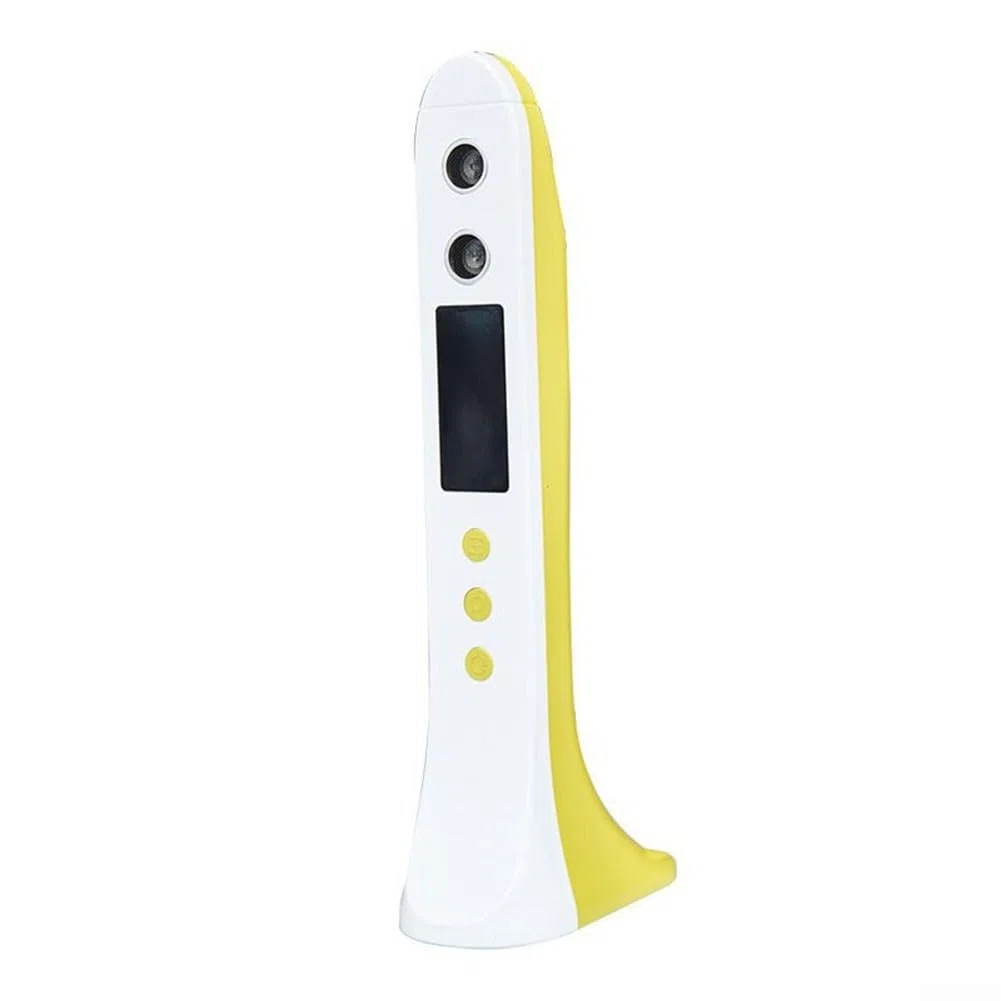 Stadiometro portatile ad ultrasuoni, stadiometro per altezza del corpo, strumento di misurazione senza fili, 200 cm, batteria non inclusa (giallo), 87XZ787R7AID847EMKV5X