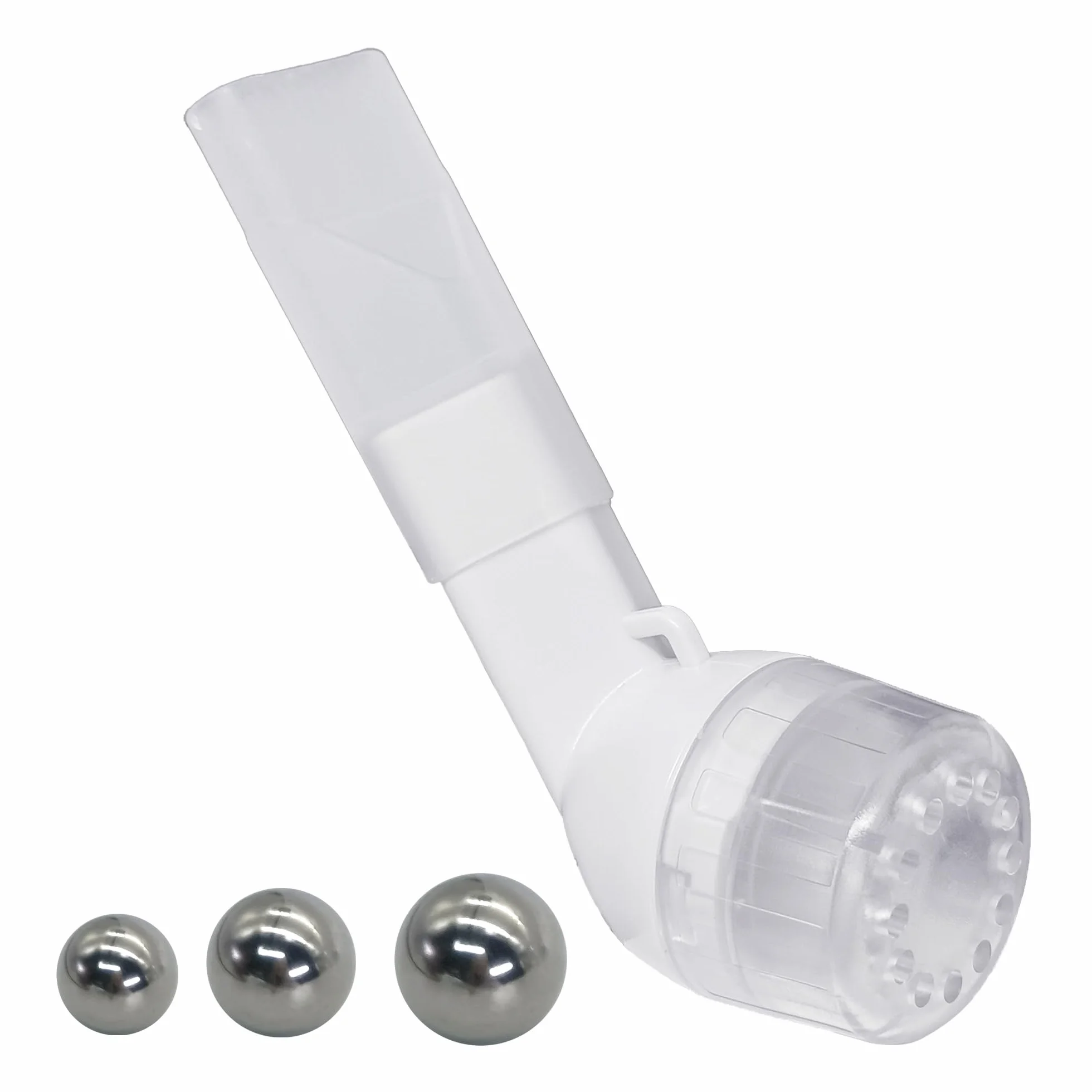 Respiratore Polmonare Allenatore Di Respirazione Polmonare Di Rimozione Del Muco Terapia OPEP Allenatore Respiratorio Pulizia Polmonare Per Migliorare La Capacità Polmonare (Bianco)