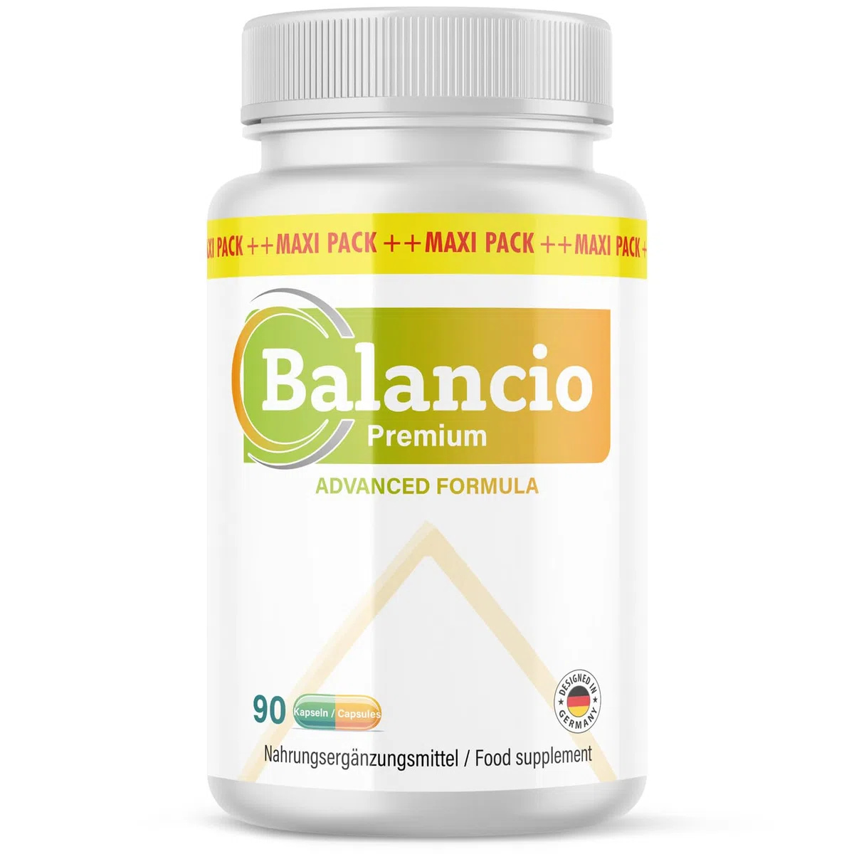 Balancio Premium Capsule| Adatte a donne e uomini | In confezione maxi da 90 capsule