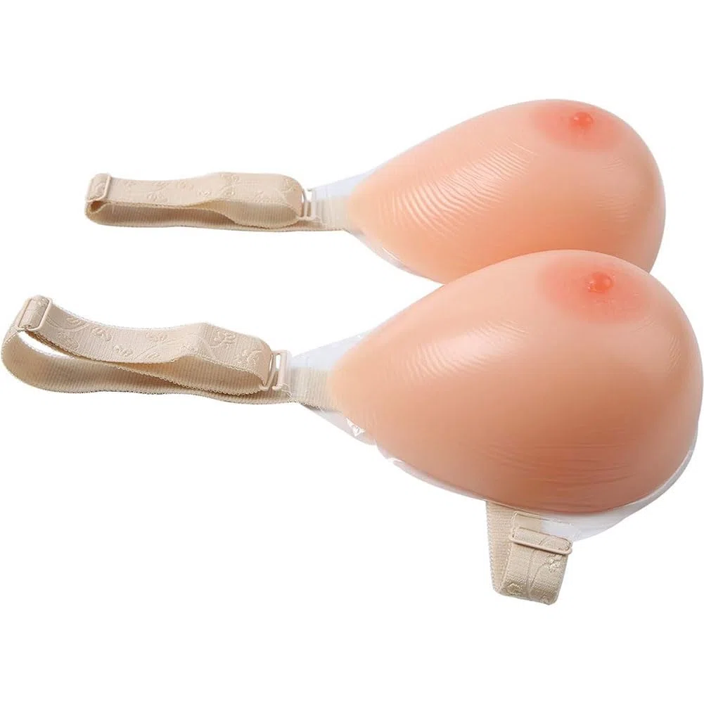 Protesi mammarie al seno in silicone con spalline del reggiseno per protesi transgender crossdresser mastectomia carnagione/A/L