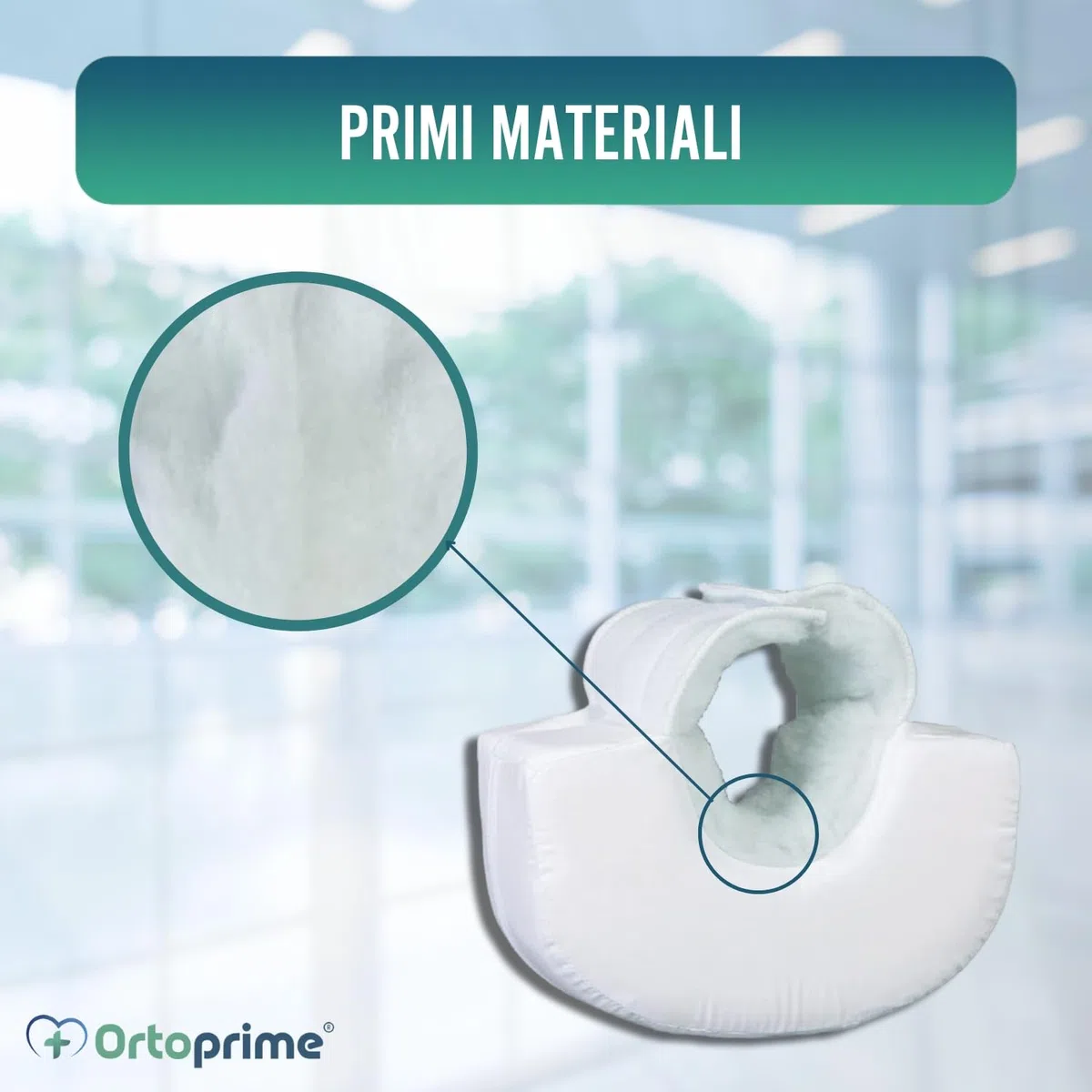 OrtoPrime Confezione da 2 talloni antidecubito a forma curva - Protezione ortopedica per tallone piedi e gomiti - Coppia due pezzi - Misura universale adattabile - Cuscini antidecubito per sedia