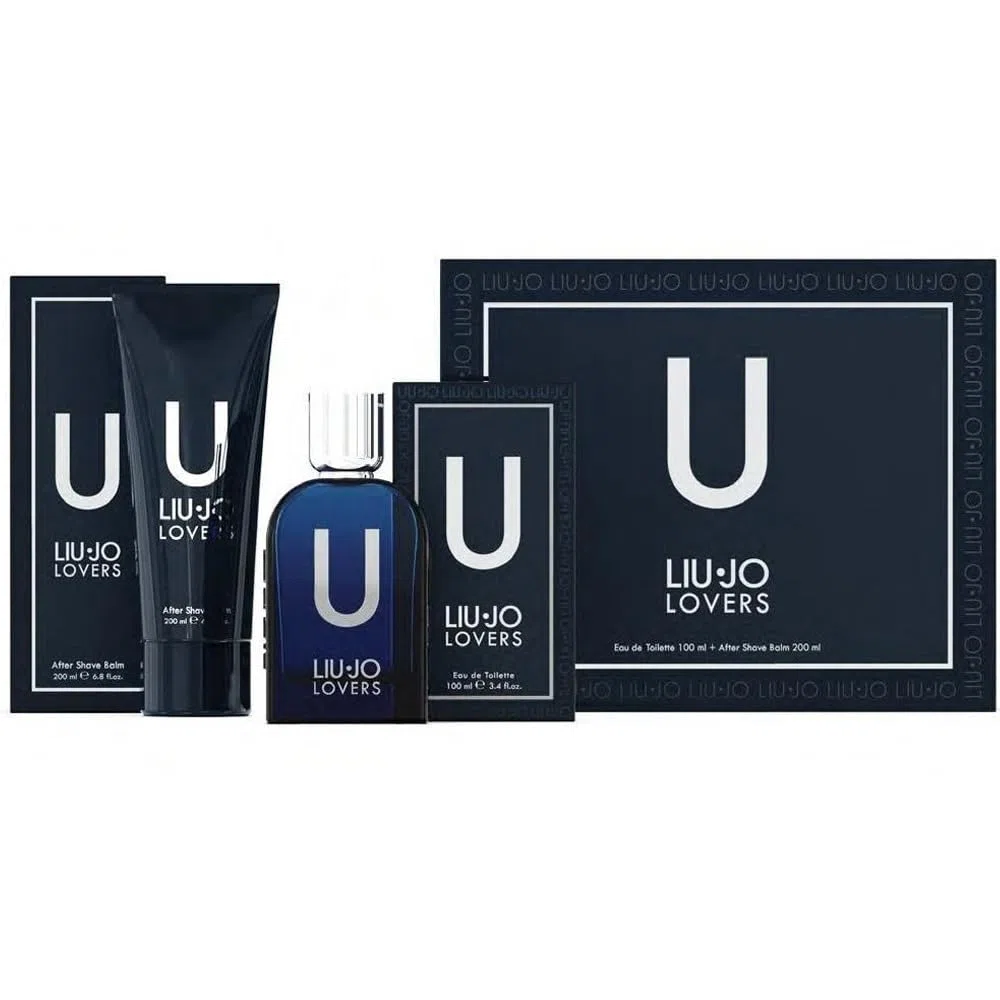 Liu Jo Lovers U Man Confezione Regalo Uomo Profumo EDT 100ml Balsamo Dopobarba 200ml