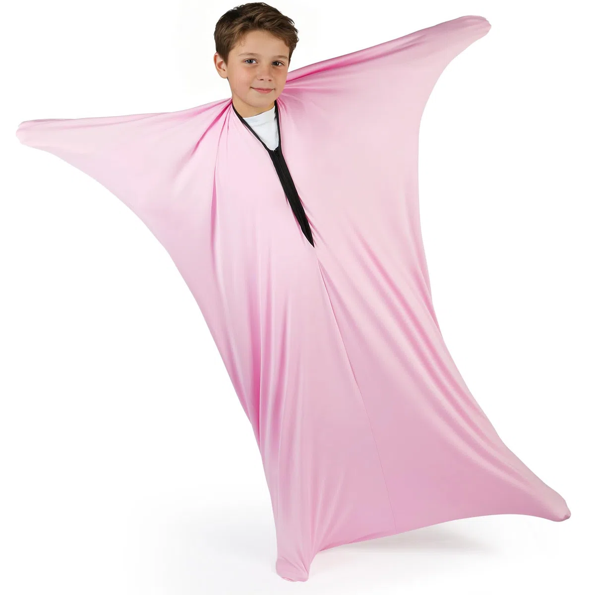 Calzino per Tutto Il Corpo, 116x69cm Full-Body Wrap Elastic Body Sox, Calze Elastiche Sensoriali per Alleviare Lo Stress per I Bambini con Autismo e Ansia, Rosa, M