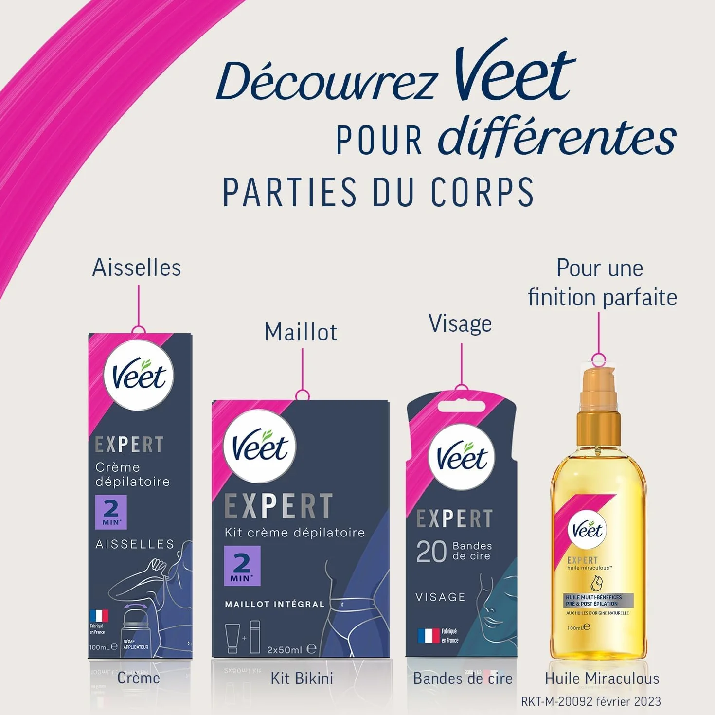 Veet Crema decolorante speciale per il viso