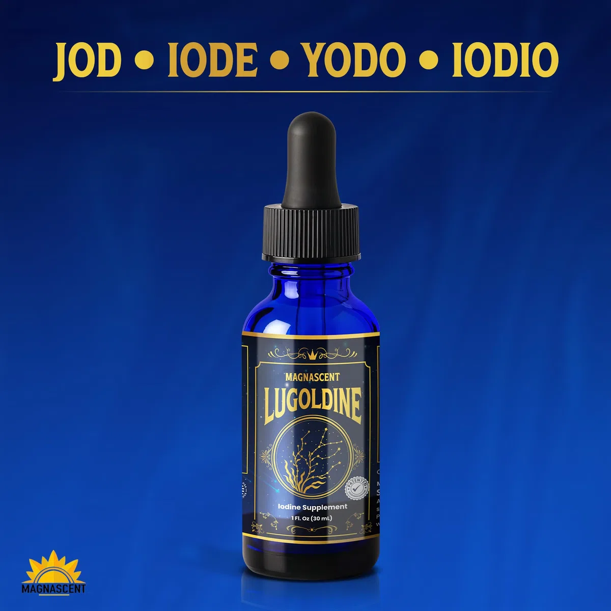 Iodio Liquido - Gocce di Iodio Attivato con Processo Brevettato US20090022816A1 - Integratore Iodio Liquido Senza Alcol e Glicerina - Formula Liquida ad Assorbimento Rapido | 30 ml