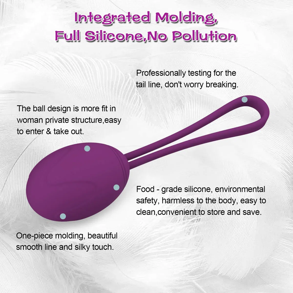 Palline Per il Pavimento Pelvico Set - 2 in 1 Massager Ben Wa per principianti Upgradeed Silicone Wireless Remote Control ricaricabile Pavimento pelvico Esercizio