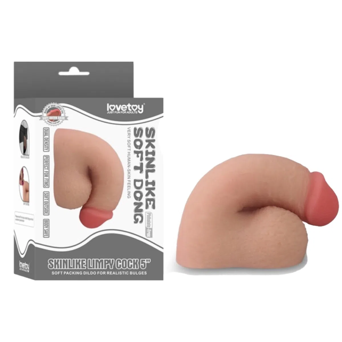 LoveToy Limpy 5 "Cock Pene Packer | Imballaggio morbido Rigonfiamento Dildo Bachelor Regalo
