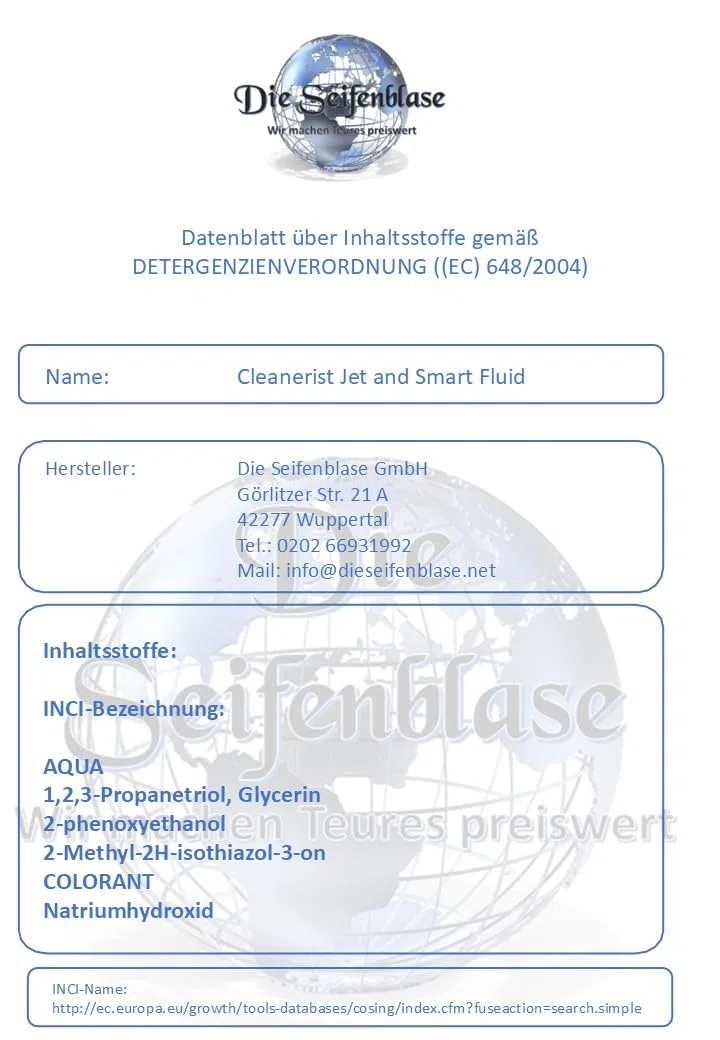 Cleanerist - Detergente per testine di rasatura, liquido di ricarica Jet & Smart Fluid, compatibile con rasoio Philips