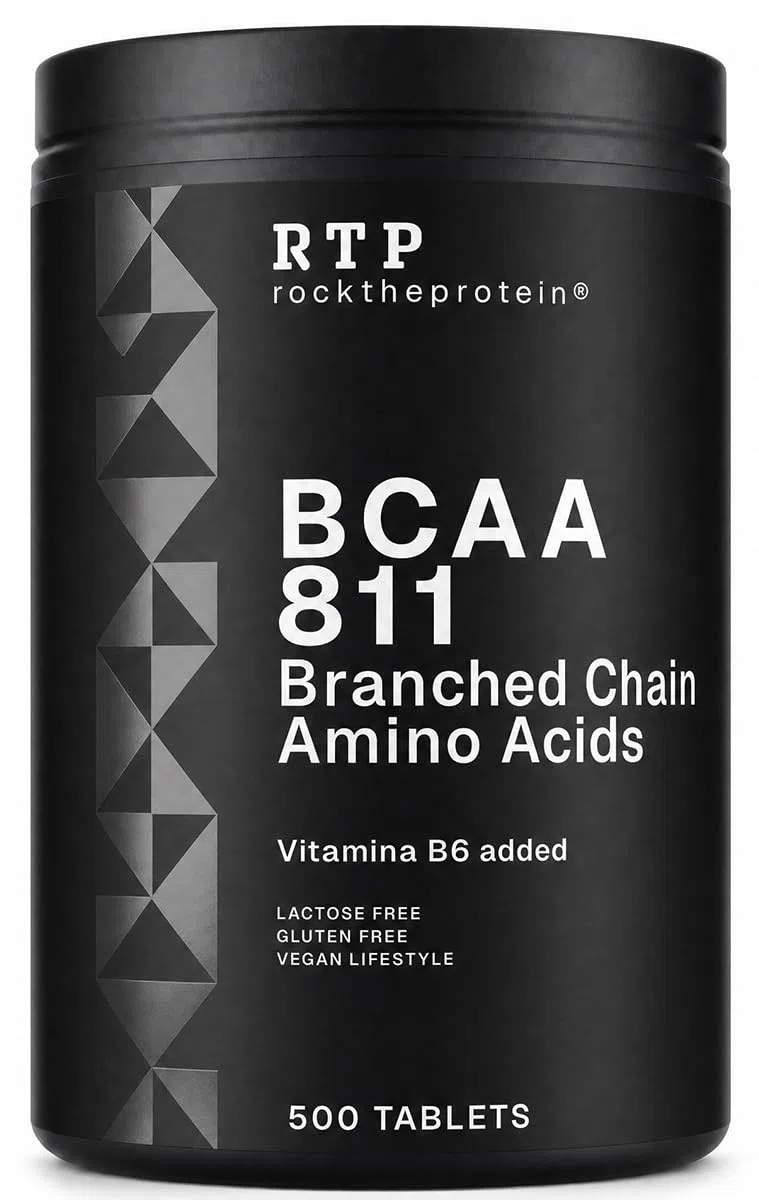 Aminoacidi Ramificati BCAA 8 1 1 500 Compresse RTP – con 4000 mg L-Leucina, L-Isoleucina e L-Valina – Vitamina B6 – Amminoacidi BCAA per Sport, Palestra e Pre Post Workout