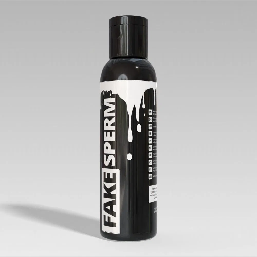 Lubrificante Finto Liquido Artificiale 250 ml Fake Sperm, Lubrificante bianco, Uso intimo Vaginale e Anale