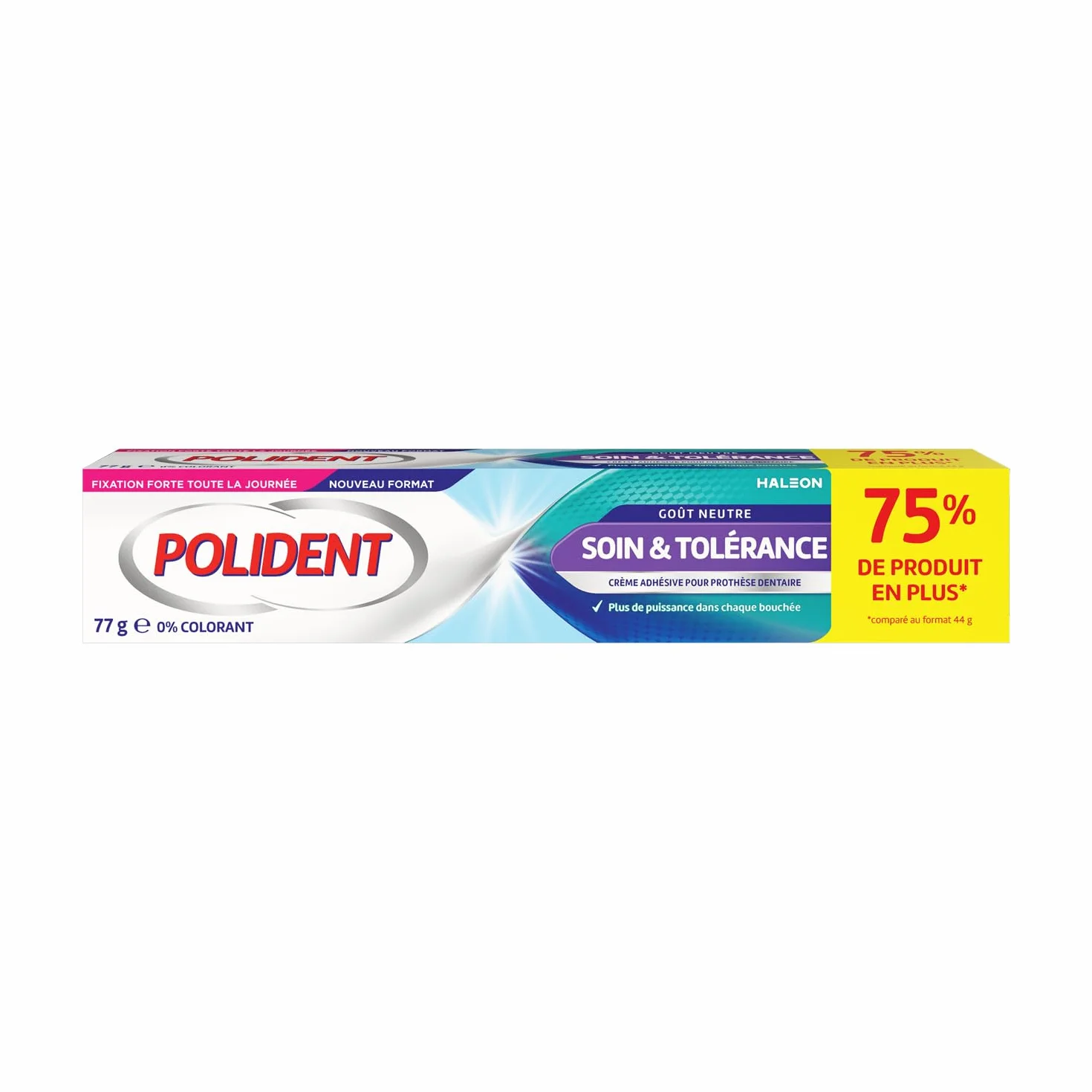 Polident Crema Fissativa per Protesi Parziali/Completa Cura & Tolleranza 70 g