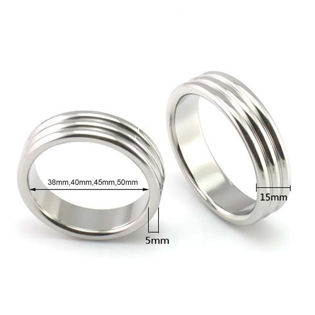 Anello for Testicoli In Acciaio Inossidabile Da Uomo for Pene In Metallo for Glande for In Gioielli Intimi Erotici Bondage